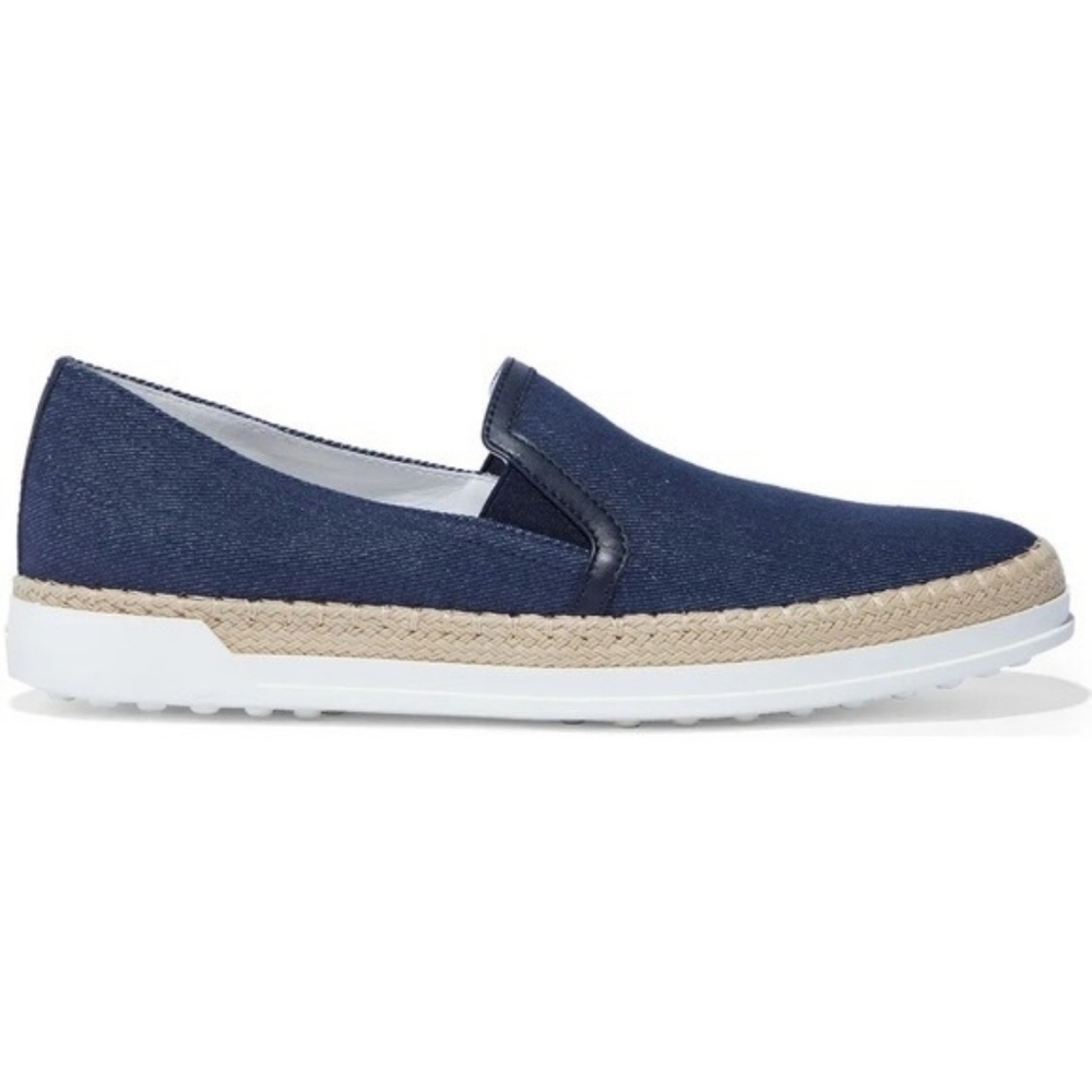 Tod's denim espadrilles size 37. EUC